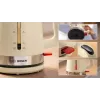 Bosch MyMoment electric kettle 1.7 L 2400 W Cream