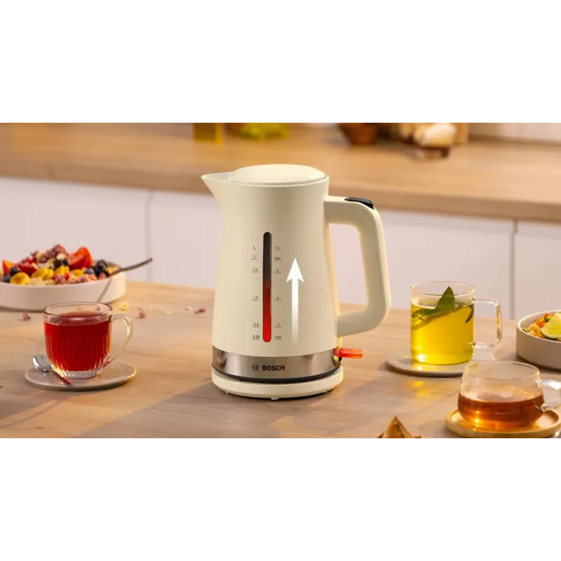 Bosch MyMoment electric kettle 1.7 L 2400 W Cream