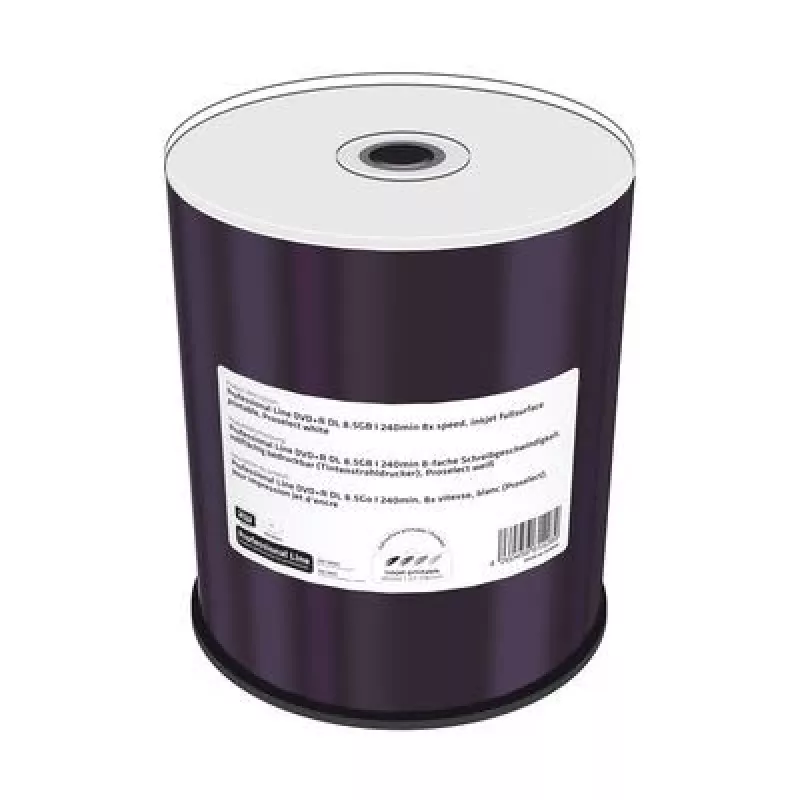 MediaRange DVD+R 8.5GB 100pcs 8x White fully printable Cakebo