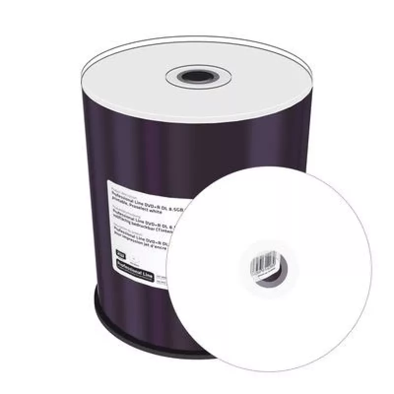 MediaRange DVD+R 8.5GB 100pcs 8x White fully printable Cakebo
