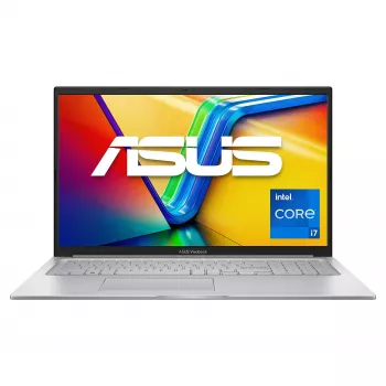 ASUS Vivobook 17 X1704VA-AU918W Laptop, 17.3 inch Full HD, Intel Core 7 150U, 16GB RAM, 1TB SSD, Windows 11 Home, Silver