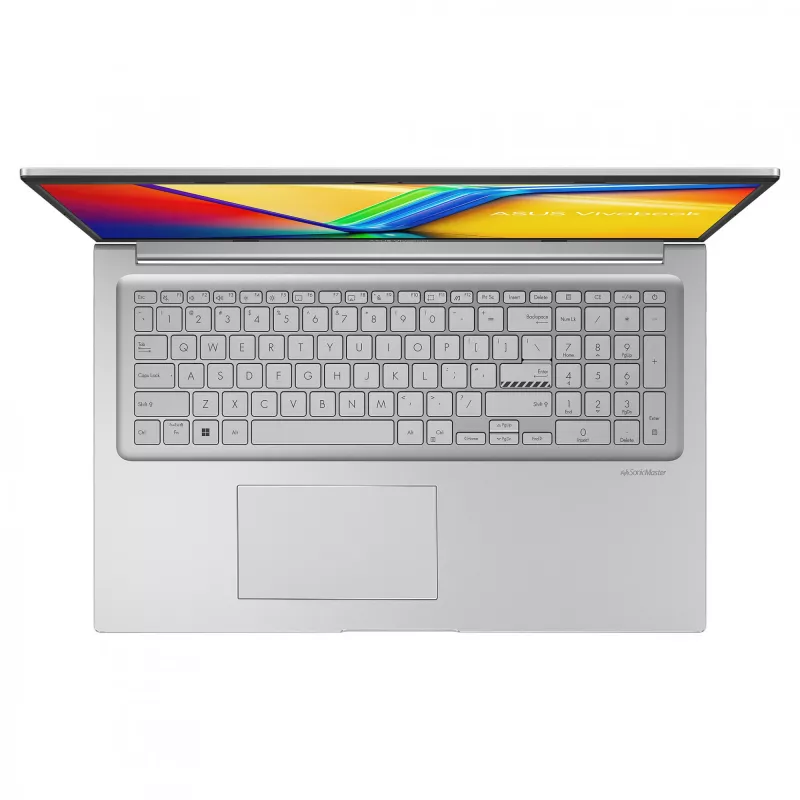 ASUS Vivobook 17 X1704VA-AU918W Laptop, 17.3 inch Full HD, Intel Core 7 150U, 16GB RAM, 1TB SSD, Windows 11 Home, Silver