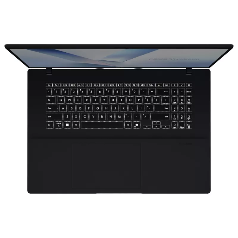 ASUS Vivobook 18 M1807GA-S8068W Laptop, 18 inch WUXGA, AMD Ryzen AI 7 445, 16GB RAM, 1TB SSD, Windows 11 Home, Blue