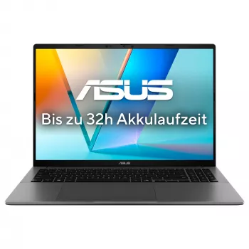 ASUS Vivobook S16 S3607VA-RP142W Laptop, 16 inch WUXGA, Intel Core 7 240H, 16GB RAM, 1TB SSD, Windows 11 Home, Grey