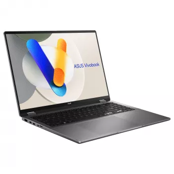 ASUS Vivobook 16 Flip TP3607SA-SI155W 2-in-1 Laptop, Intel Core Ultra 7 256V, 16 inch WUXGA Touchscreen, 16GB RAM, 1TB SSD, Windows 11 Home, Grey