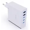 Verico MOJO GaN 140W Multi-Port USB-C and USB-A Fast Charger for Laptops, Smartphones, and Tablets, White