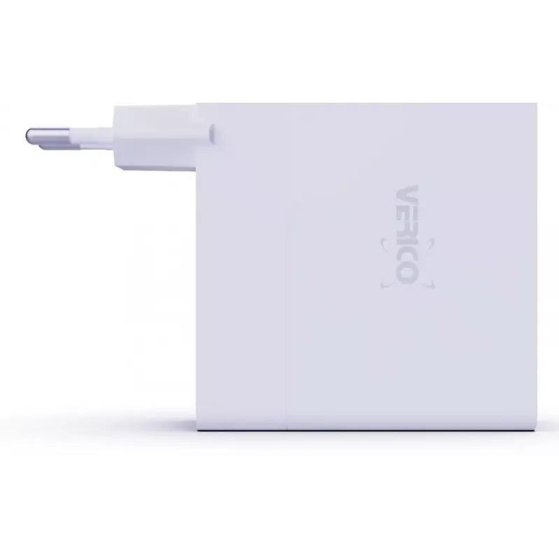 Verico MOJO GaN 140W Multi-Port USB-C and USB-A Fast Charger for Laptops, Smartphones, and Tablets, White