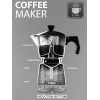 Coffee Maker Maestro MR-1667-6 — Stovetop Moka Pot for 6 Cups