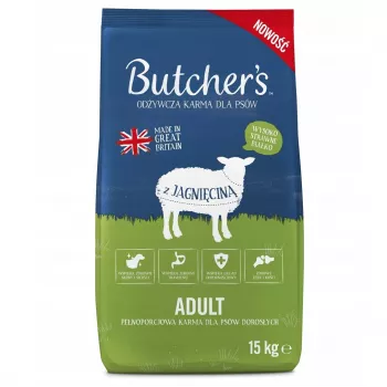 Dog Food butchers Original — lamb recipe dry kibble, 15 kg bag