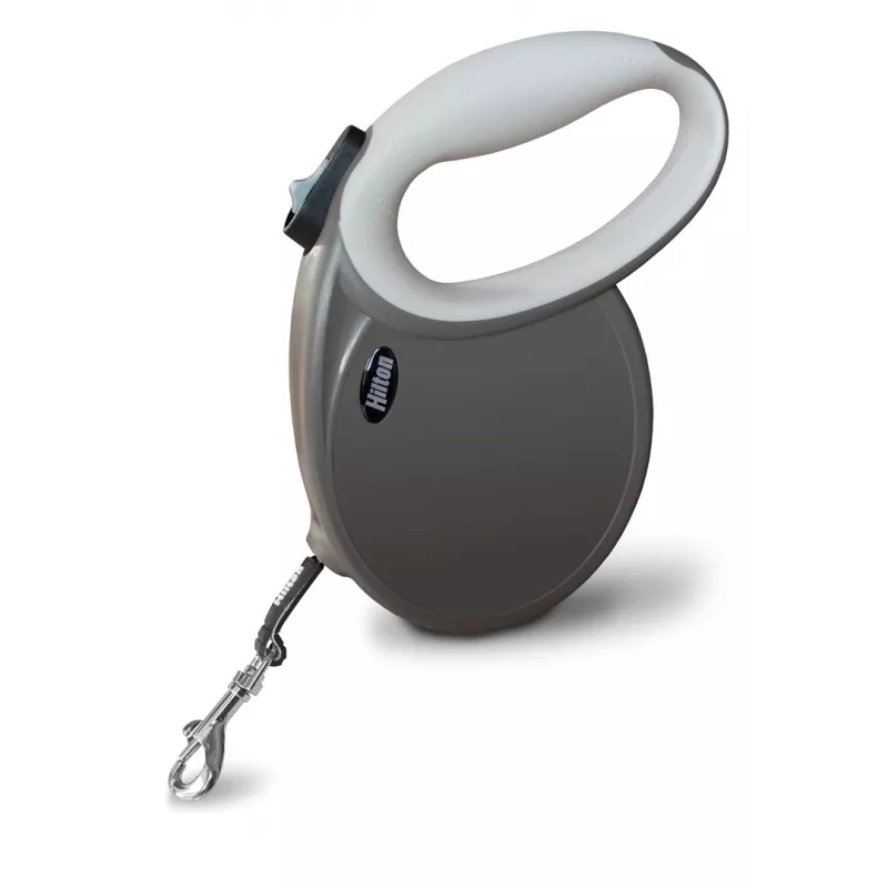 Retractable Dog Leash Hilton Smart Dog Tape XL 7 m for Dogs up to 40 kg — Brown/Beige