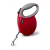 Retractable Dog Leash Hilton Smart Dog Tape L — 5 m, for dogs up to 30 kg, burgundy-gray