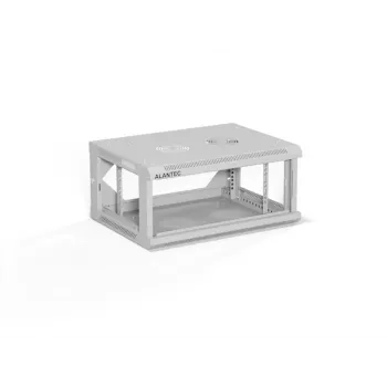 ALANTEC 19 4U 600x450 wall-mounted cabinet, grey