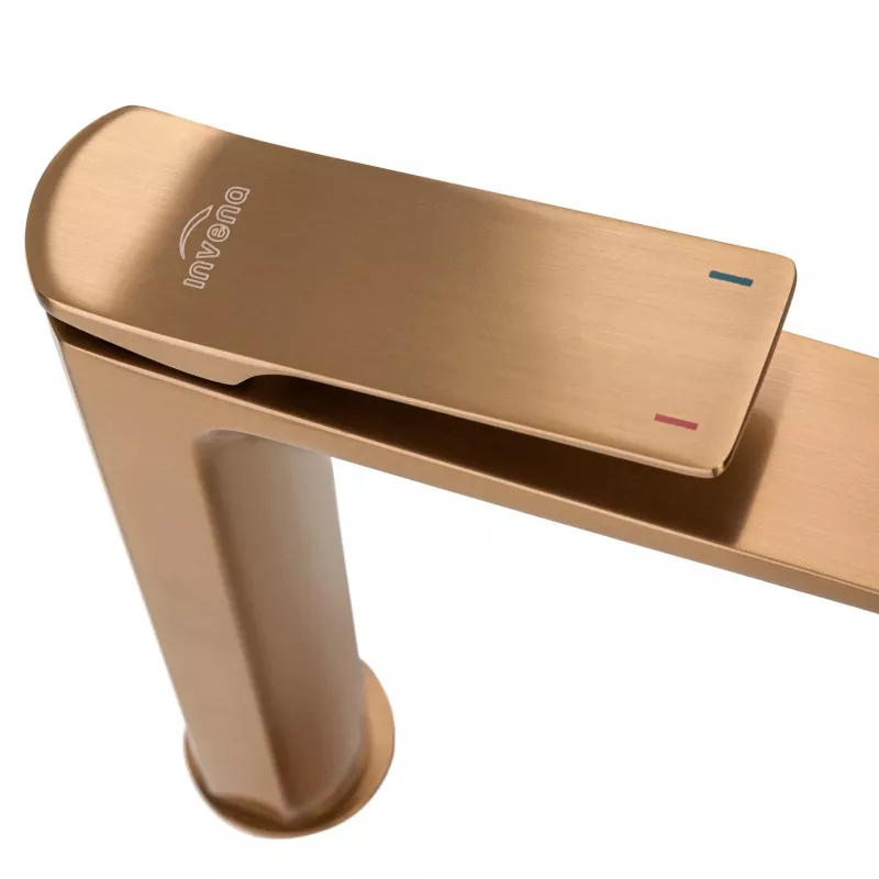 Invena | Washbasin Faucet | Neri BU-01-W14-L | Copper