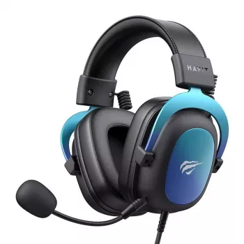 HAVIT H2002U PRO Bluetooth Gaming Headset with Microphone, Black/Blue
