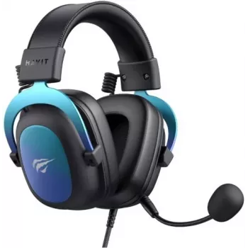 HAVIT H2002U PRO Bluetooth Gaming Headset with Microphone, Black/Blue