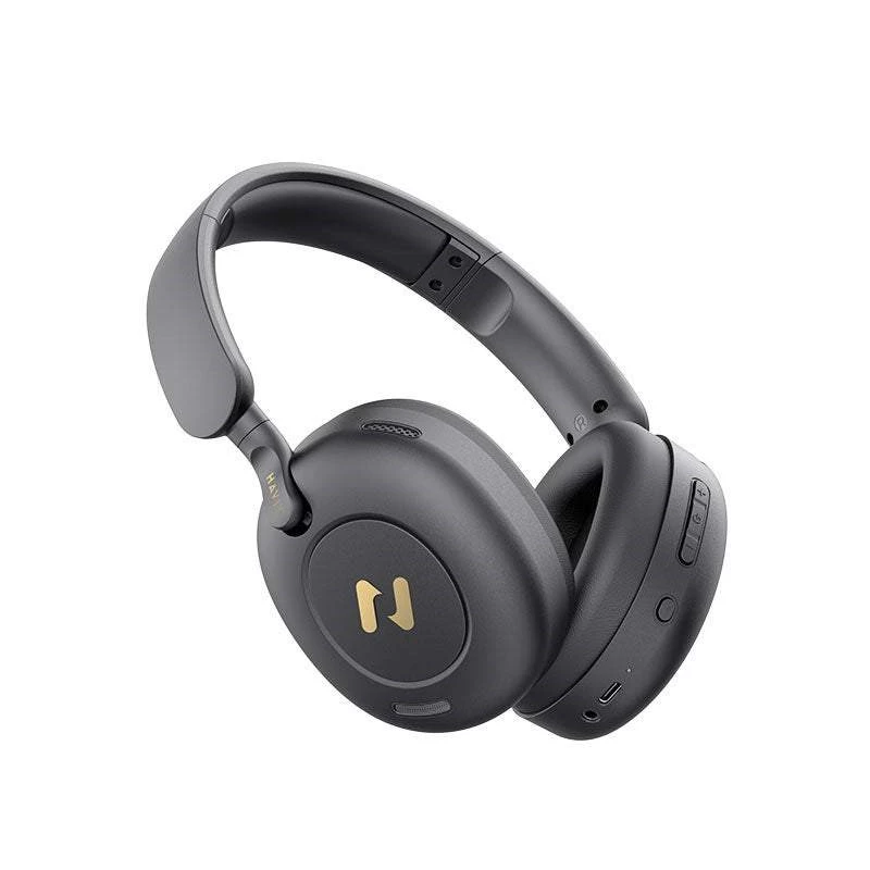 Over-ear Bluetooth headphones HAVIT H655BT PRO — wireless audio, built-in microphone, black