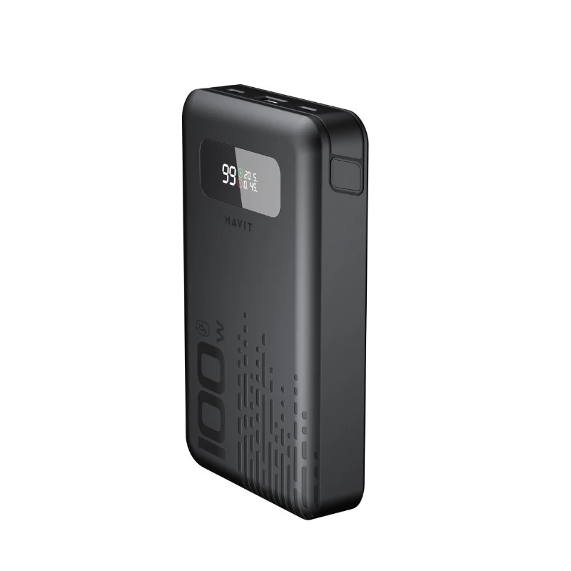 Portable Power Bank HAVIT PB5212 20000mAh — High Capacity External Battery (black)