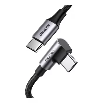 USB-C to USB-C cable UGREEN 70645 — USB 2.0, 2 m, black/grey