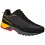 approach shoes La Sportiva Tx Guide Leather - carbon/yellow Size: 44_5