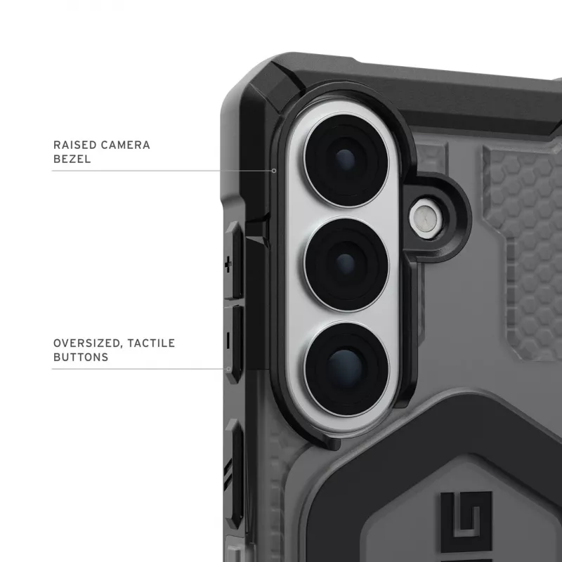 UAG Urban Armor Gear Pathfinder Case with Magnet Module | Samsung Galaxy S26 | ash (grey transparent)/Black | 214528113140 (214528113140)