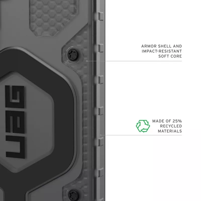 UAG Urban Armor Gear Pathfinder Case with Magnet Module | Samsung Galaxy S26 | ash (grey transparent)/Black | 214528113140 (214528113140)