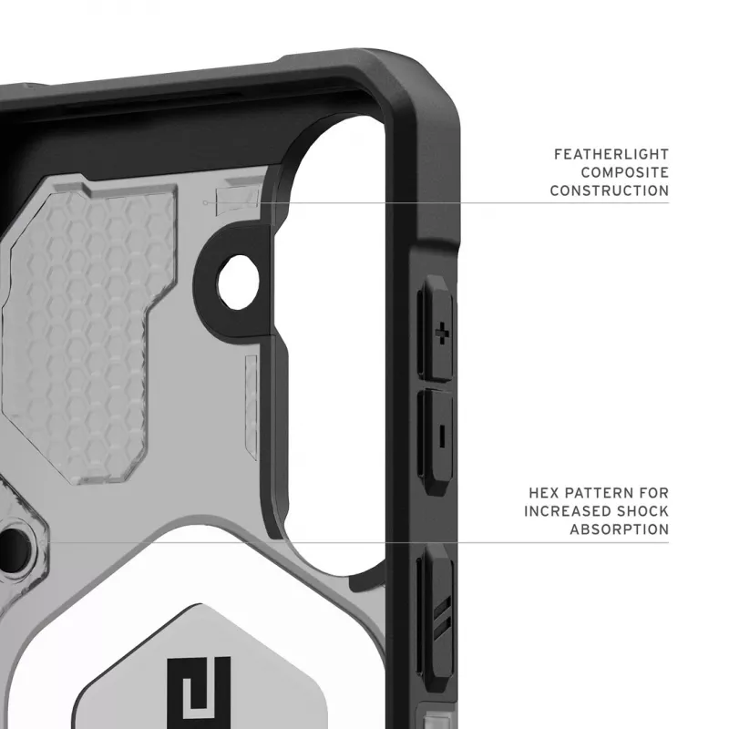 UAG Urban Armor Gear Pathfinder Case with Magnet Module | Samsung Galaxy S26 | ash (grey transparent)/Black | 214528113140 (214528113140)
