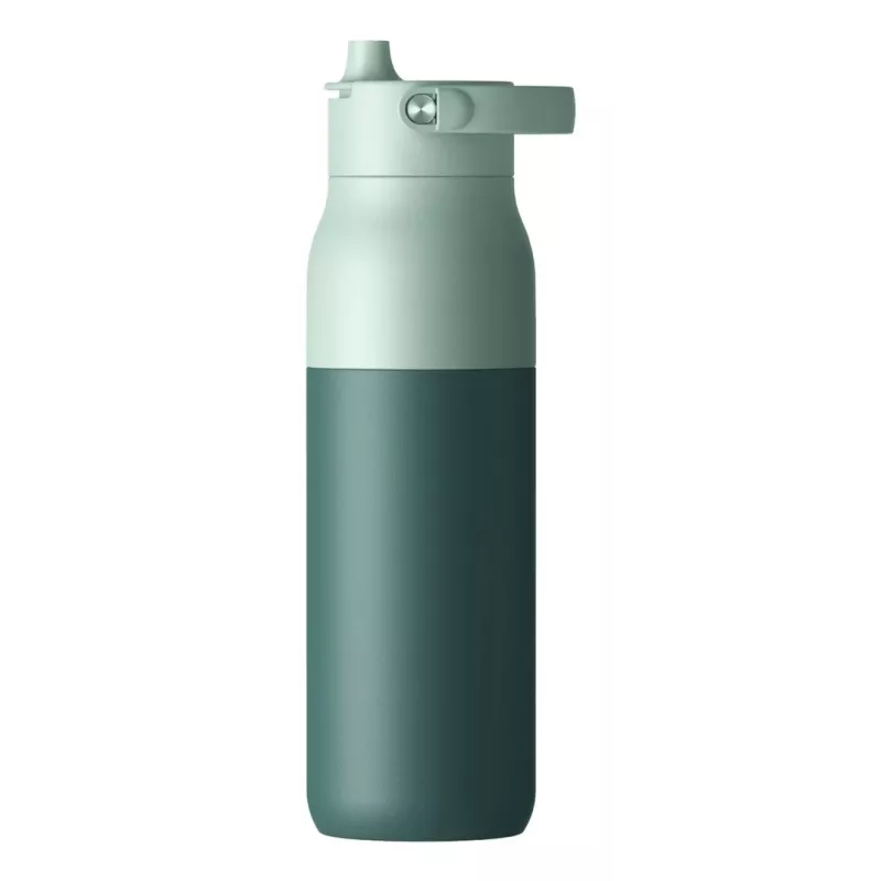Stainless steel LARQ PureVis 2 self-cleaning water bottle 680 ml, screw lid, built-in battery, 20-day life, green