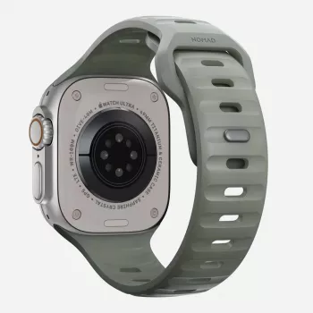 Band Nomad Sport Band Grey Rubber for Smartwatch, Width 21.5 mm, Wrist 160–195 mm