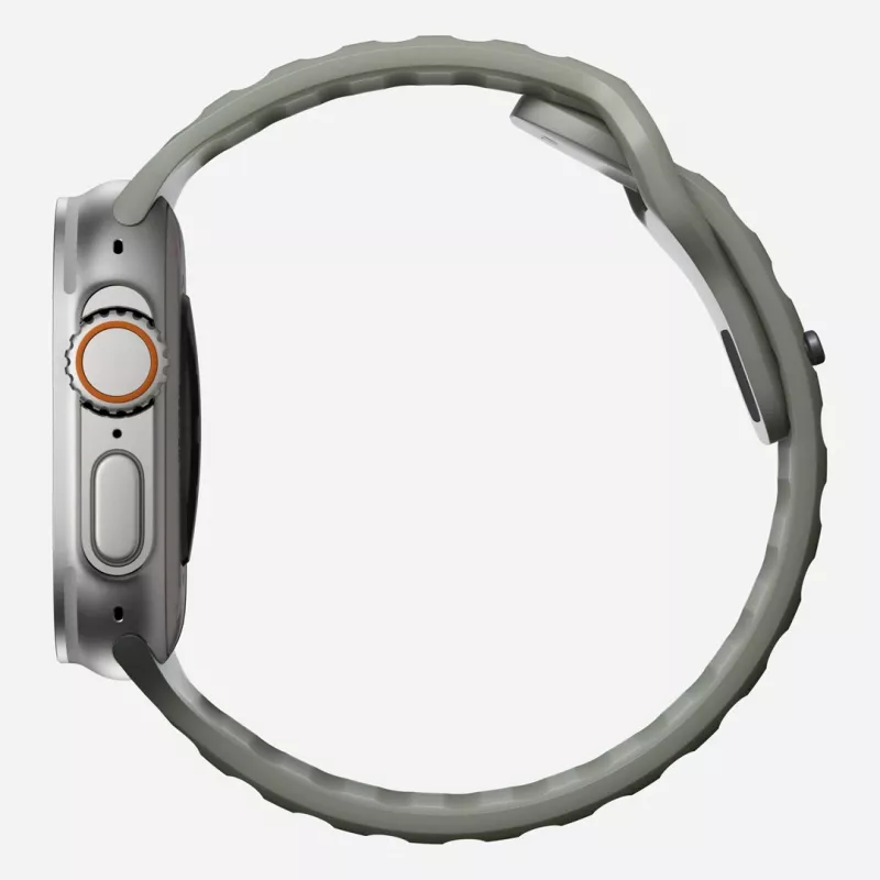 Band Nomad Sport Band Grey Rubber for Smartwatch, Width 21.5 mm, Wrist 160–195 mm