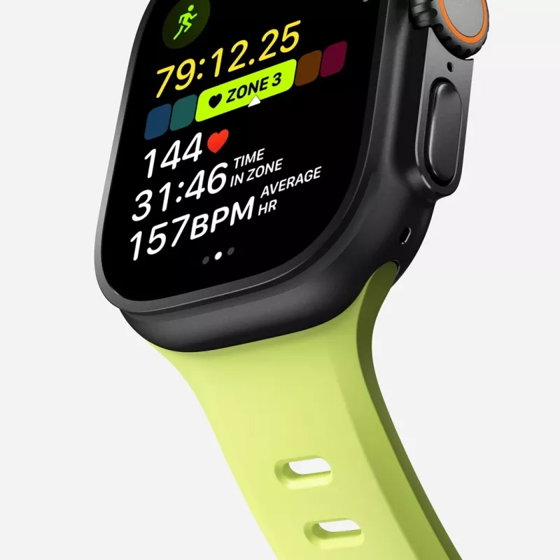 NOMAD Tempo Band - strap for Apple Watch 49mm with FKM (lumen)