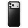 Mobile phone case Nomad Rugged Leather Case for iPhone 17 Pro Max, cover, leather + TPU + PC, fits 17.5 cm (6.9 inch) screen, black