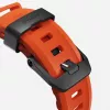 Band Nomad Rocky Point Black Leather for Smartwatch — Wrist 145–195 mm, Titanium Buckle