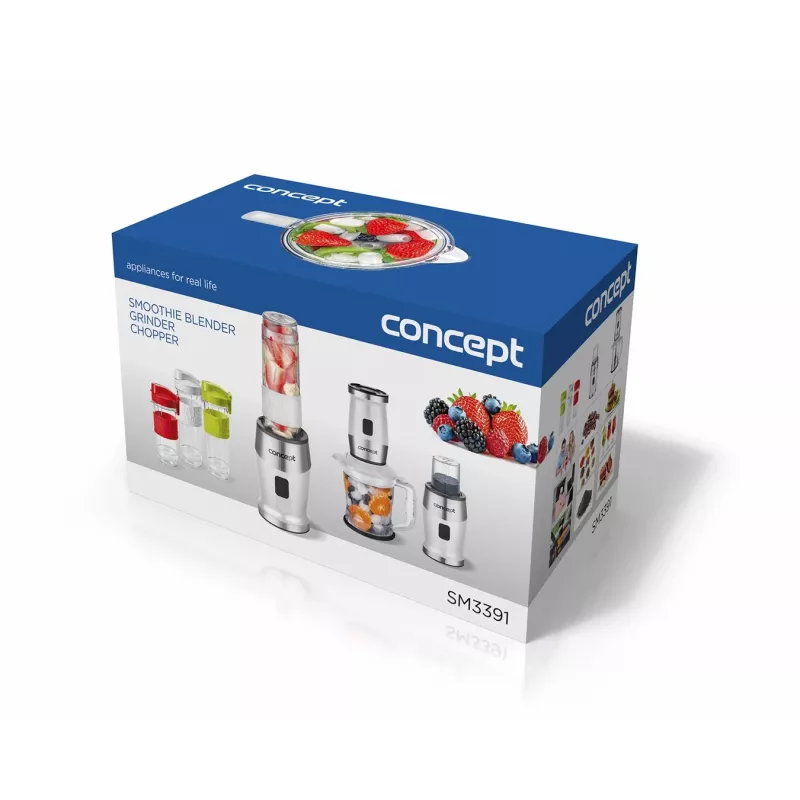 Concept sm3391 1.2 L Tabletop blender 700 W Stainless steel, White
