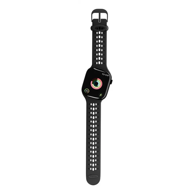 Decoded Silicone Ares O Band - Silicone Band for Apple Watch 40/42 mm (black)