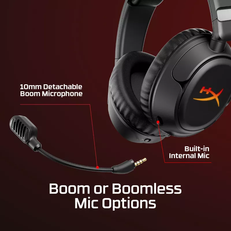 Wireless Gaming Headset HyperX Cloud Flight 2 — Circumaural, Black