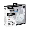Wireless gaming headset KINGSTON HyperX Cloud Flight 2 with USB-C and Bluetooth, white