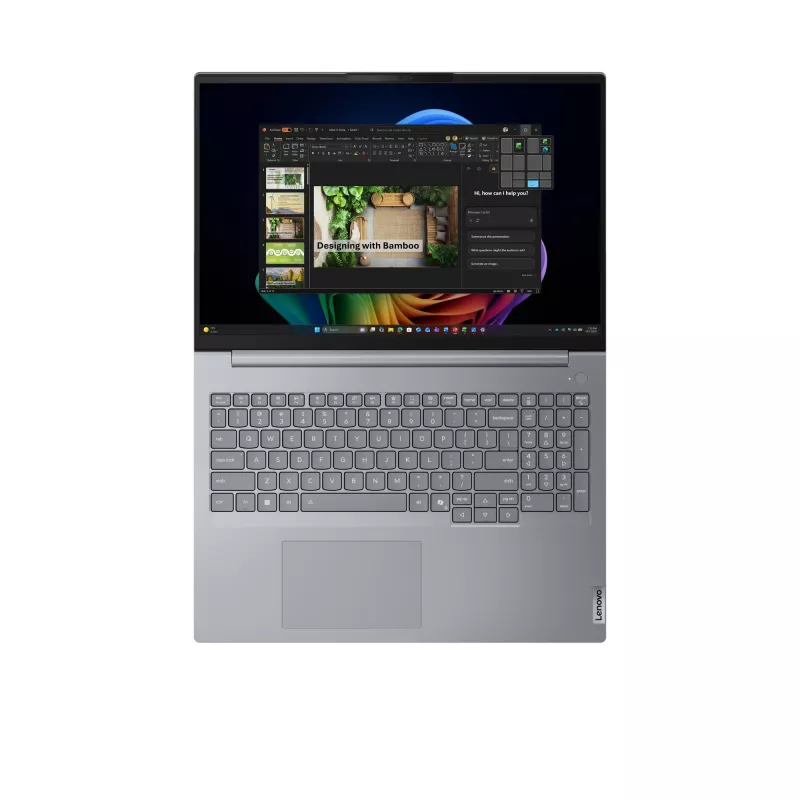 Lenovo ThinkBook 16 G9 IPL Copilot+ PC Intel Core Ultra 7 355 Laptop 40.6 cm (16 inch) WUXGA 32 GB DDR5-SDRAM 1 TB SSD Wi-Fi 7 (802.11be) Windows 11 Pro German Grey