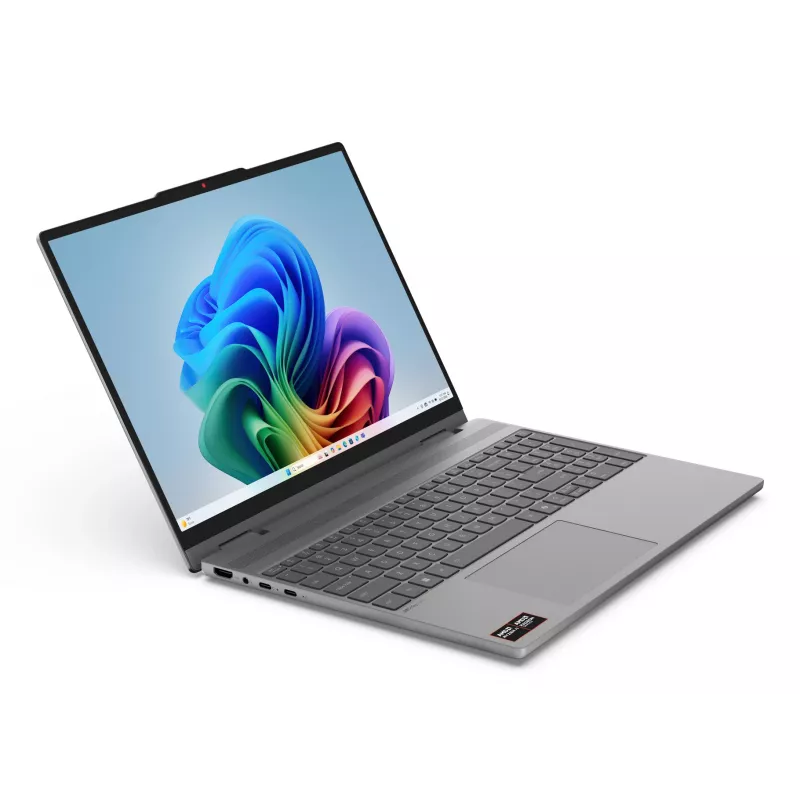 Lenovo IdeaPad 5 2-in-1 15AGP11 Copilot+ PC AMD Ryzen™ AI 5 430 Hybrid (2-in-1) 38.9 cm (15.3 inch) Touchscreen WUXGA 16 GB DDR5-SDRAM 512 GB SSD Wi-Fi 7 (802.11be) Windows 11 Home German Grey
