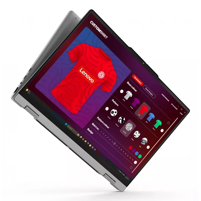 Lenovo IdeaPad 5 2-in-1 15AGP11 Copilot+ PC AMD Ryzen™ AI 5 430 Hybrid (2-in-1) 38.9 cm (15.3 inch) Touchscreen WUXGA 16 GB DDR5-SDRAM 512 GB SSD Wi-Fi 7 (802.11be) Windows 11 Home German Grey