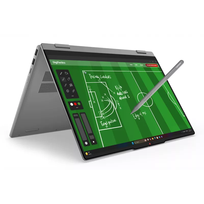 Lenovo IdeaPad 5 2-in-1 15AGP11 Copilot+ PC AMD Ryzen™ AI 5 430 Hybrid (2-in-1) 38.9 cm (15.3 inch) Touchscreen WUXGA 16 GB DDR5-SDRAM 512 GB SSD Wi-Fi 7 (802.11be) Windows 11 Home German Grey
