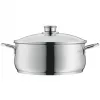 WMF 07.3021.6040 soup pot 3 L Stainless steel Glass, Stainless steel