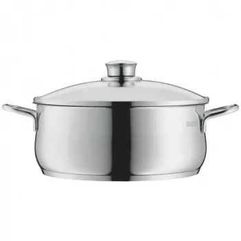 WMF 07.3021.6040 soup pot 3 L Stainless steel Glass, Stainless steel