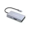Conceptronic DONN20G 10-in-1 USB 3.2 Gen 1 Docking Station, HDMI, VGA, USB-A 5Gbps, USB-C 5Gbps, SD, TF/MicroSD, Audio, GbE LAN, 100W USB PD