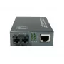 LevelOne RJ45 to SC Gigabit Media Converter, PoE PSE, Single-Mode Fiber, 20km