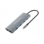 Conceptronic DONN06G 10-in-1 USB 3.2 Gen 1 Docking Station, HDMI, 100W USB PD, USB-C 5Gbps x 2, USB-A 5Gbps x 3, SD, TF/MicroSD, GbE