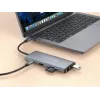 Conceptronic DONN06G 10-in-1 USB 3.2 Gen 1 Docking Station, HDMI, 100W USB PD, USB-C 5Gbps x 2, USB-A 5Gbps x 3, SD, TF/MicroSD, GbE