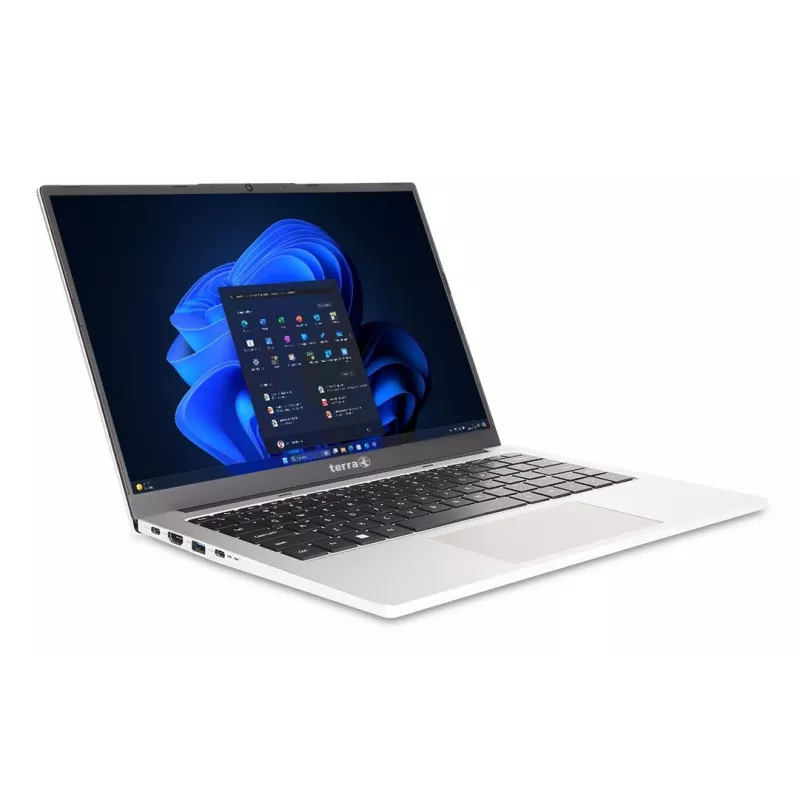 TERRA MOBILE 1410M Intel Core Ultra 5 125U Laptop 35.6 cm (14 inch) WUXGA 16 GB DDR5-SDRAM 512 GB SSD Wi-Fi 6 (802.11ax) Windows 11 Pro German Black, Silver