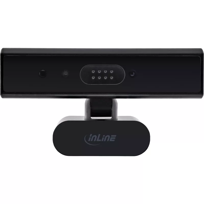 InLine 55365 5MP Webcam with USB-C, Autofocus, Windows Hello and Privacy Shutter