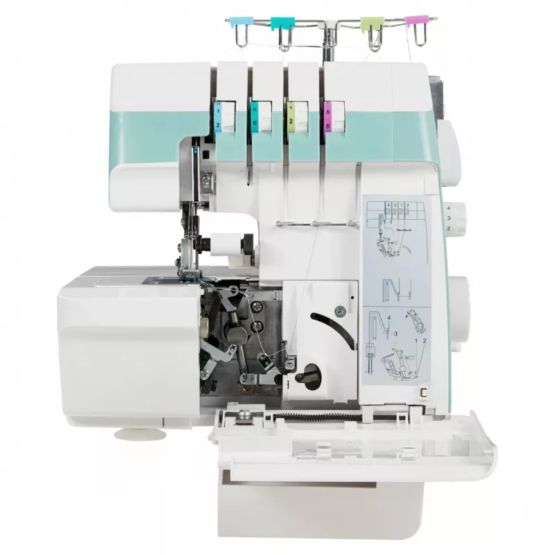 Overlock sewing machine MEDION MD 19169 — electric, 60 W, 4-step buttonhole, free arm, rotary control