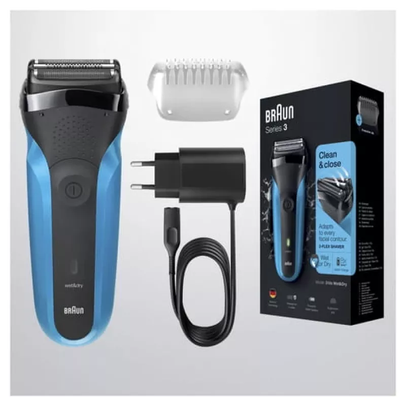 Braun Series 3 310s Foil shaver Trimmer Black, Blue